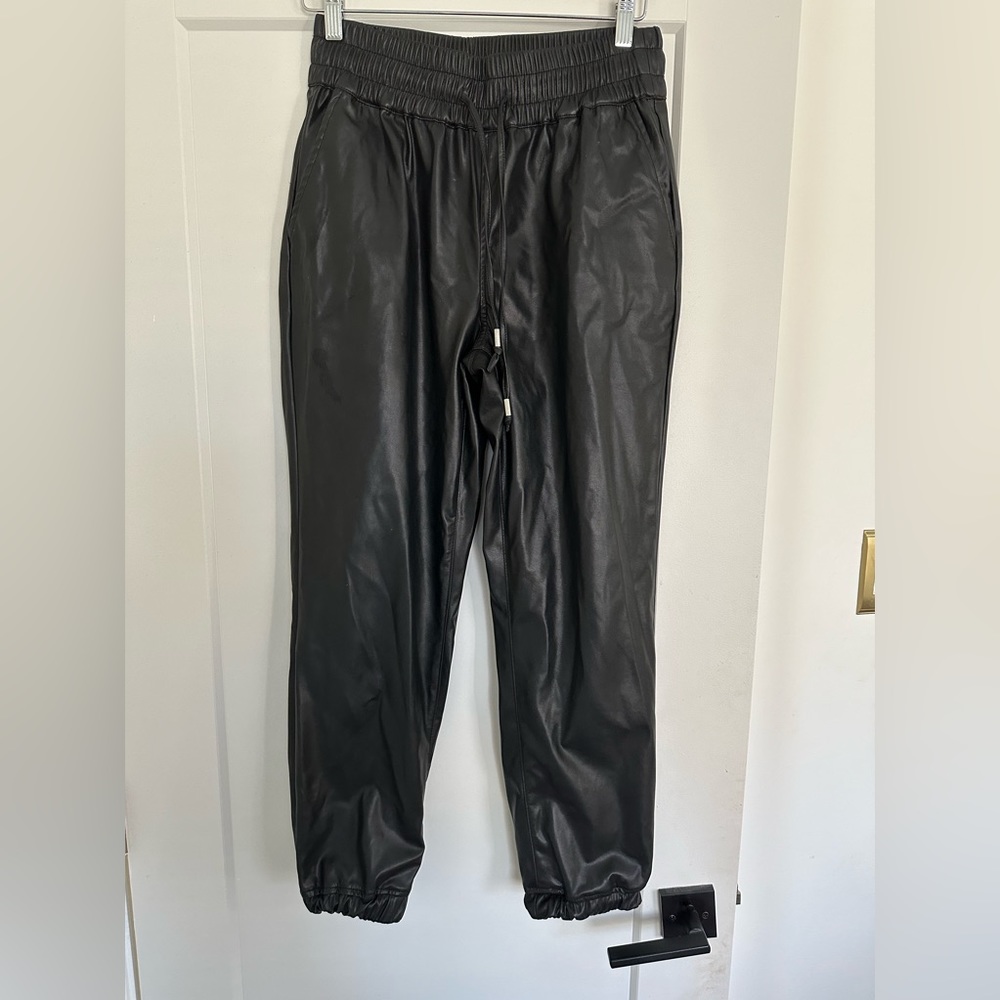 BLANKNYC Faux Leather Joggers